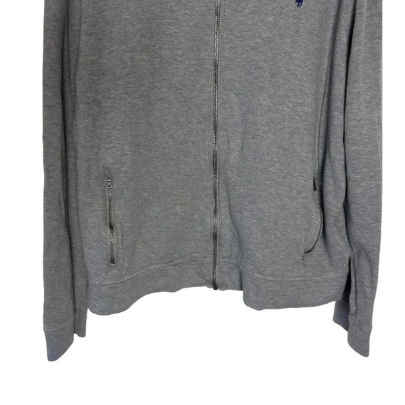 Polo Ralph Lauren Estate Rib Men’s XL Gray textured full zip jacket Preppy Y2K - Picture 3 of 7